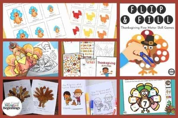 Thanksgiving Printables for Preschoolers
