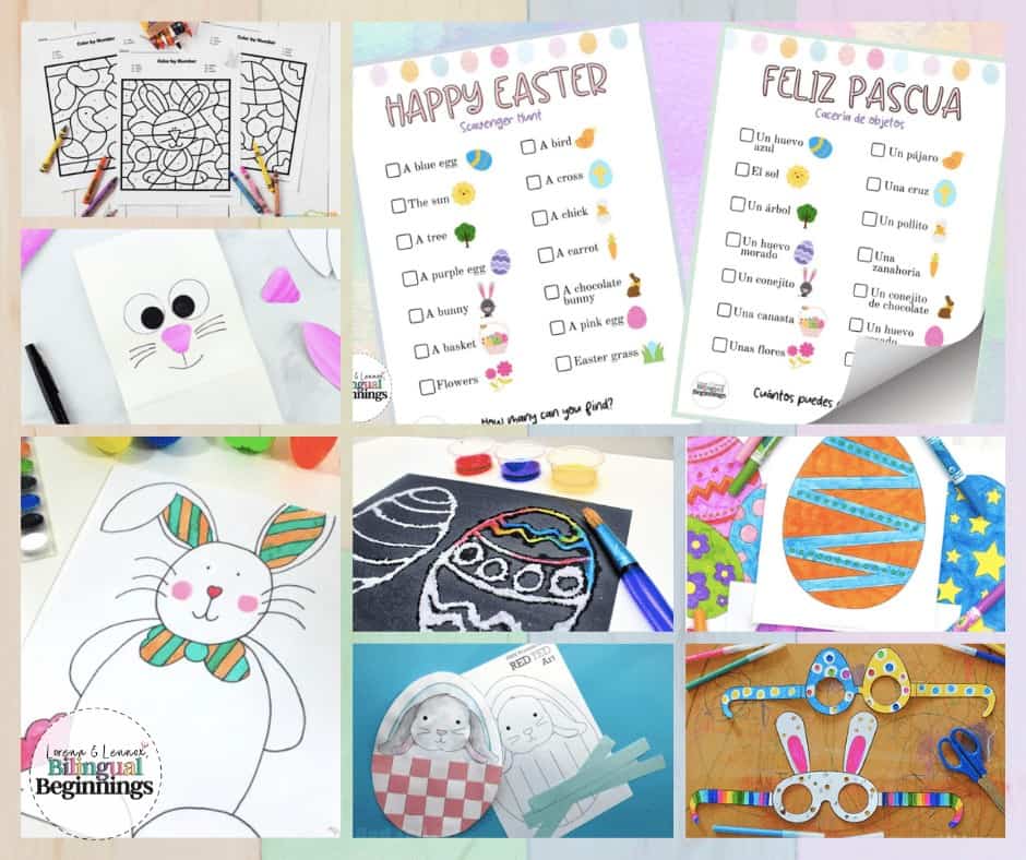 25 Easter Printables for Preschoolers - Bilingual Beginnings