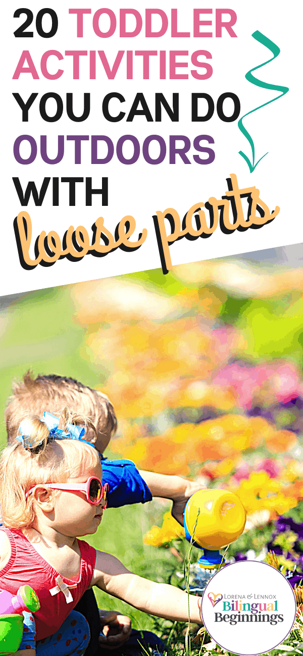20 Outdoor Loose Parts Activities for Toddlers