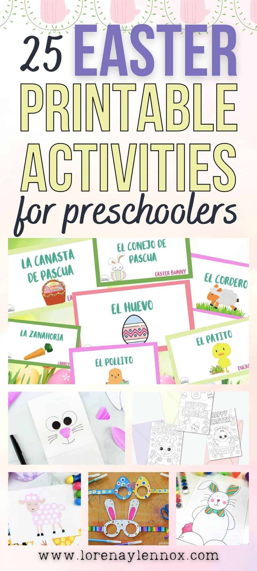 Easter Printables for Preschoolers