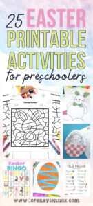25 Easter Printables for Preschoolers - Bilingual Beginnings