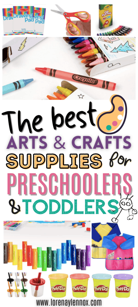 A list of Art Supplies for Preschoolers