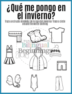 Winter Printables in Spanish