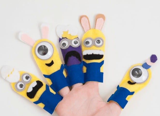 Super Silly Minion Finger Puppets - By Sustain My Craft Habit
