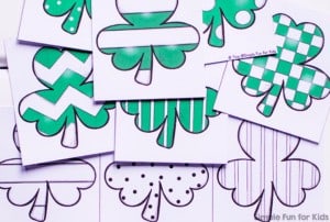 6. Shamrock Matching Game - with Simple Fun For Kids