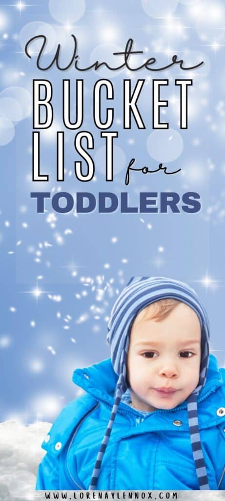 Winter Bucket List for Toddlers