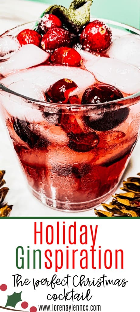 In this post, you can find a delicious recipe a cranberry and sage gin cocktail that is perfect for the holiday season or any event.