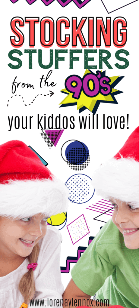 In this post you can find a variety of fun stocking stuffers from the 90s that will entertain your kiddos this Christmas!