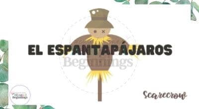 Fall Vocabulary Flashcards in Spanish For Kids