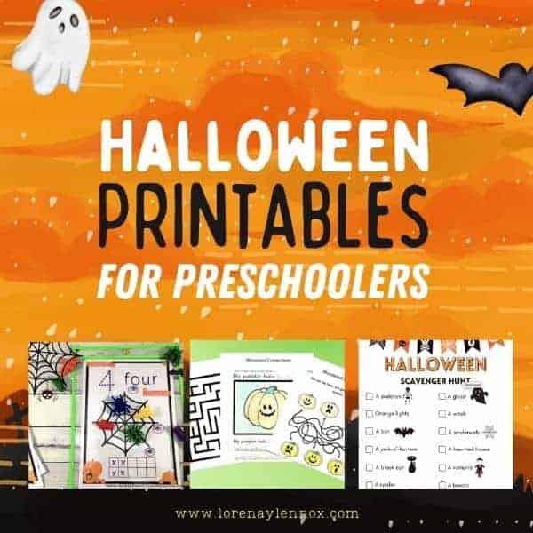 Halloween Printables for Preschoolers