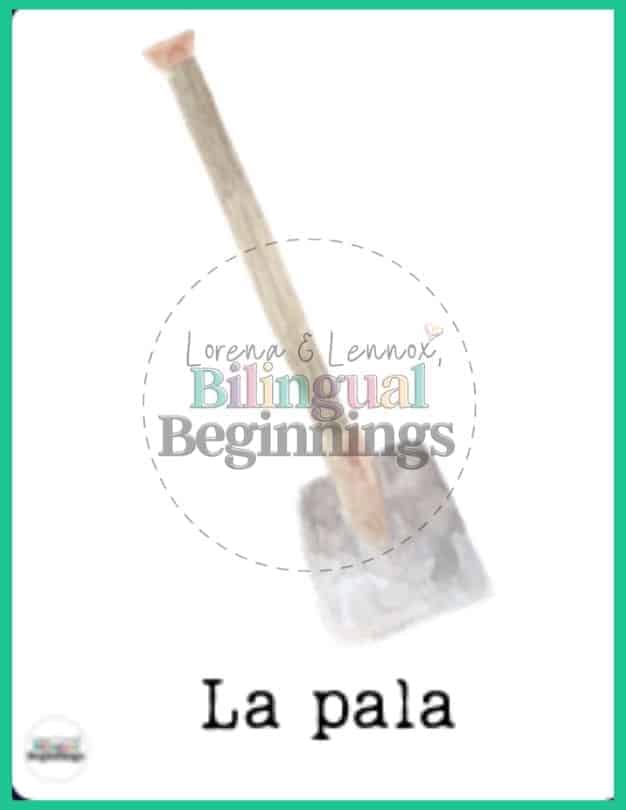 Winter Bingo Printable in Spanish - La para