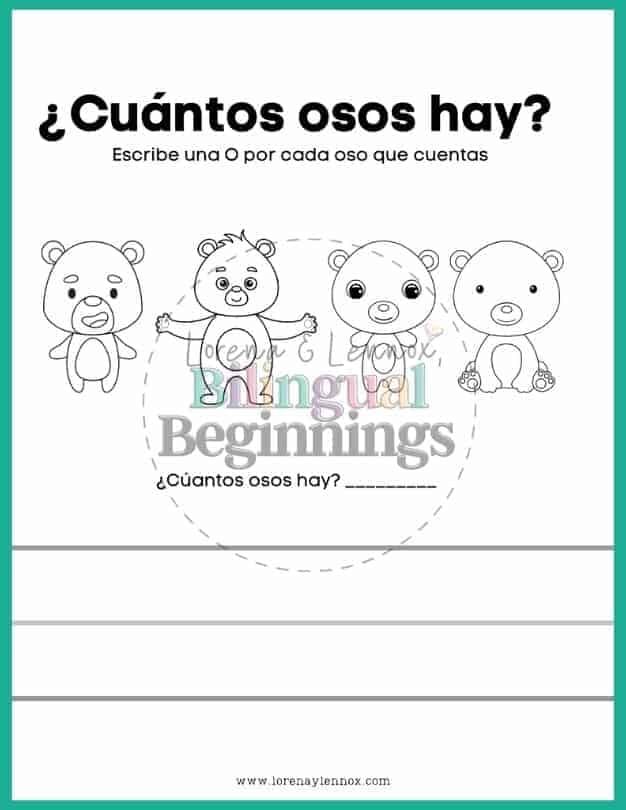 Letter O Alphabet Printables in Spanish for Preschoolers