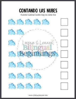 Weather Worksheets in Spanish-