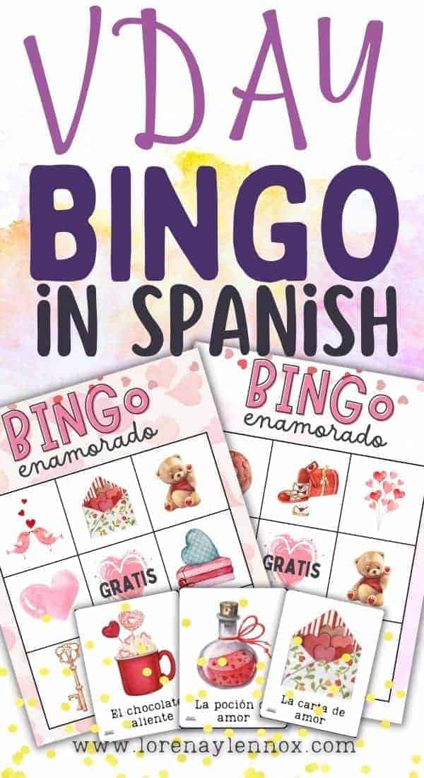 Play this fun and engaging Valentine's Day Bingo Game in Spanish. It is a great way to learn Valentine's Day words in Spanish in the classroom or at home!