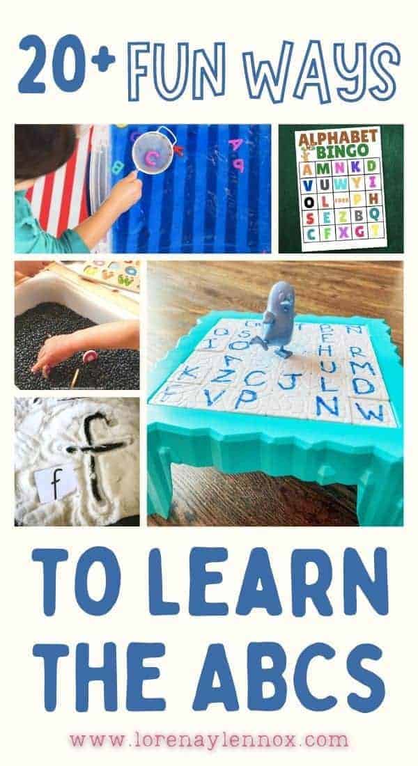 In this post I will share a round-up post from great kid bloggers on creative and fun ways to learn the ABCs with your preschoolers.