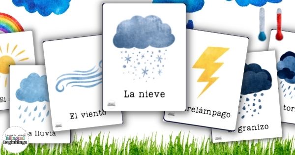 Weather Worksheets in Spanish-