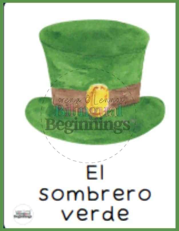 St. Patrick's Day Bingo in Spanish