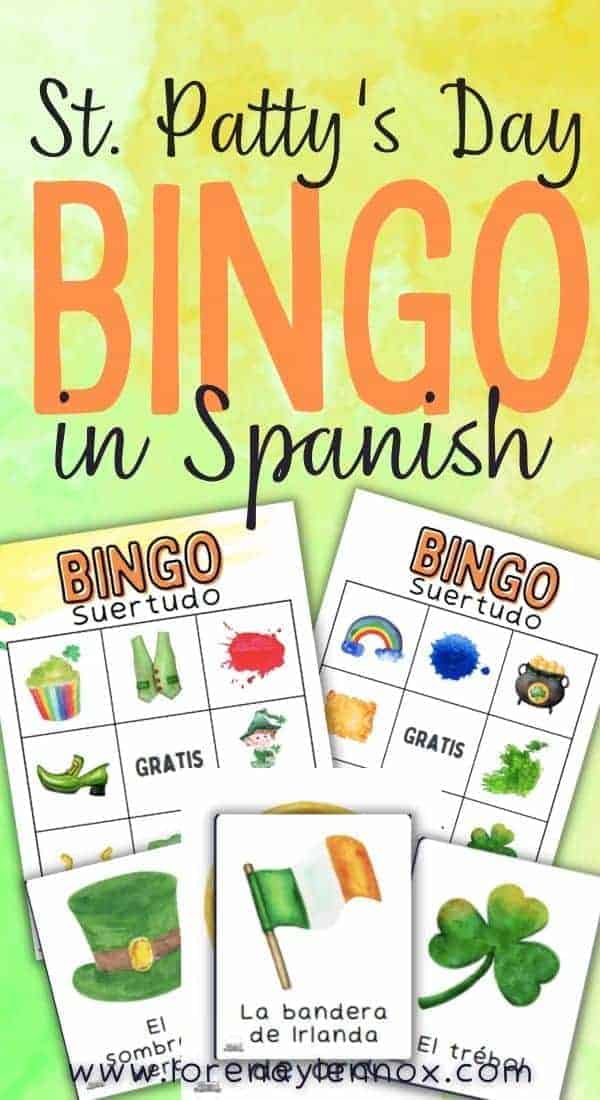 This St. Patrick's Day Bingo in Spanish is an interactive family activity that will engage your children at home or int he Spanish classroom this March 17th.