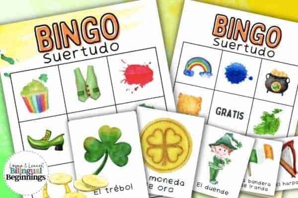 St. Patrick's Day Bingo in Spanish