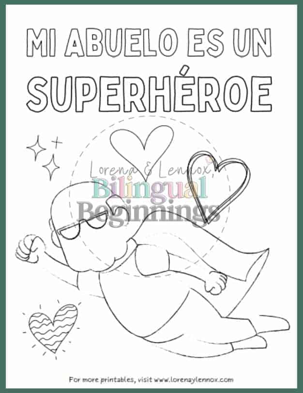Father's Day Printables for Abuelo in Spanish