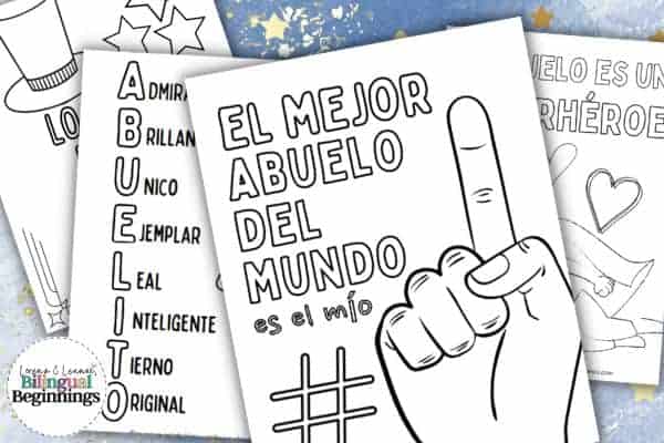 Father's Day Printables for Abuelo in Spanish