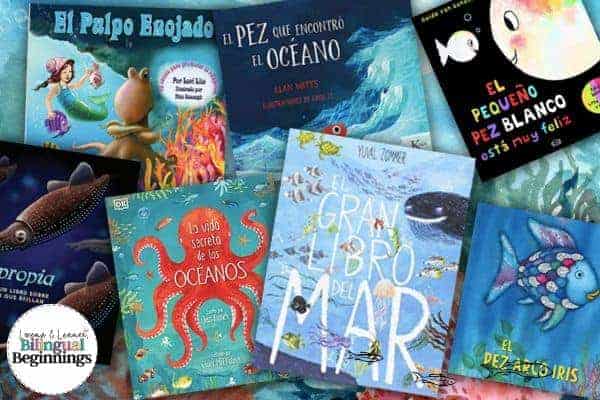 Ocean Animal Books in Spanish for Kids