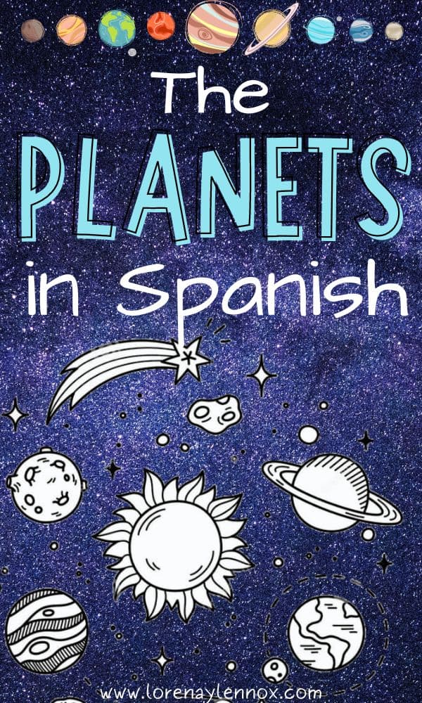 The planets in Spanish
