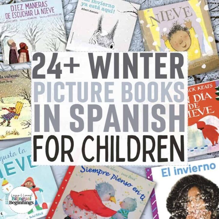 24 winter books in Spanish for kids