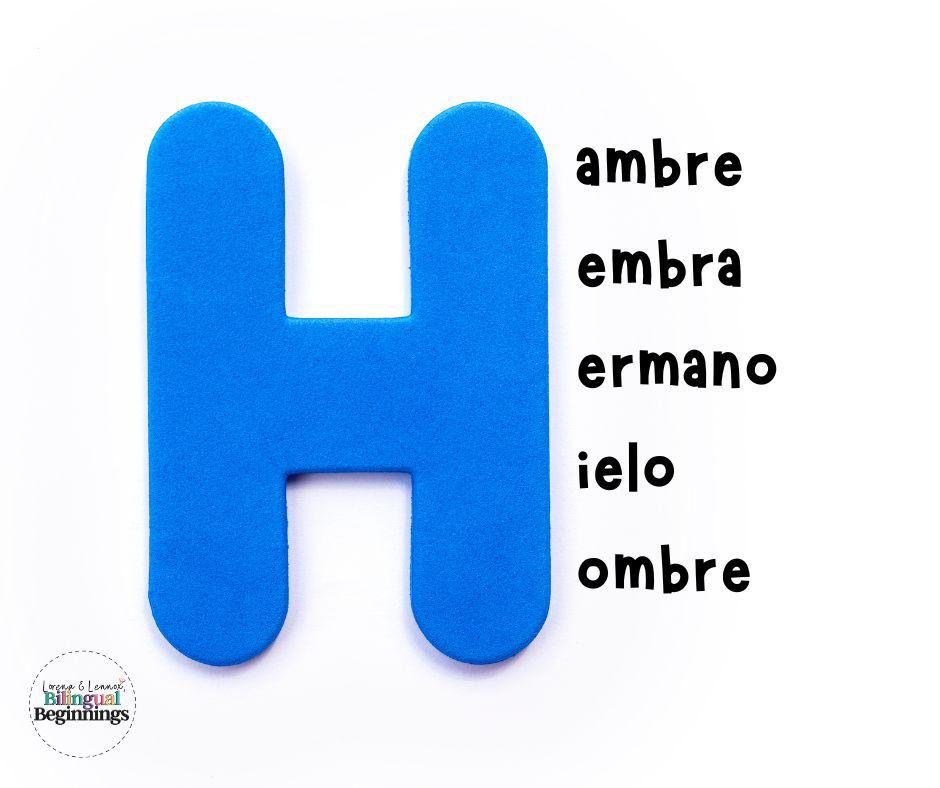 Spanish words that start with H