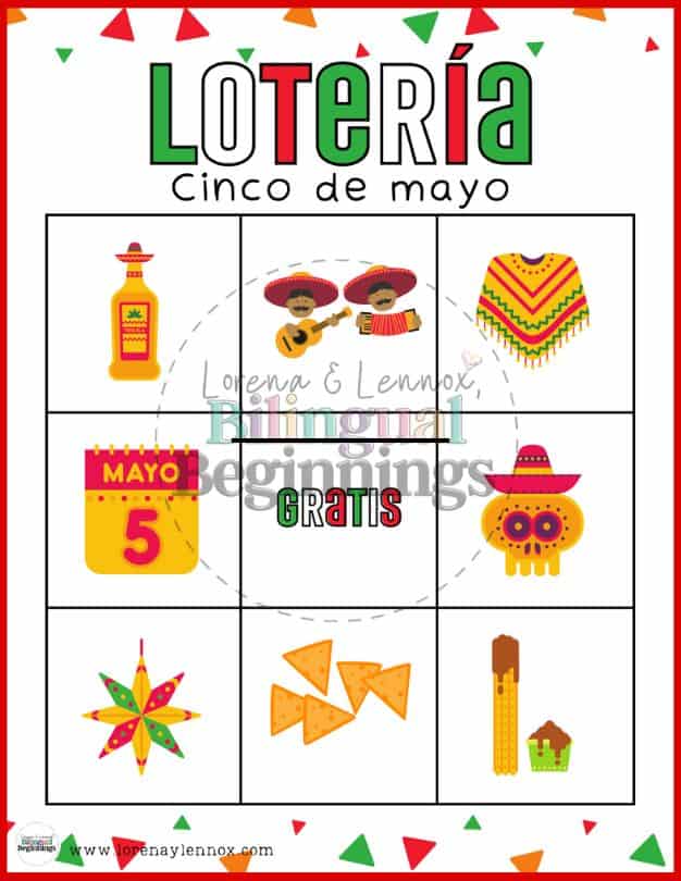 30 Cinco de Mayo Bingo Cards Free Printable in Spanish