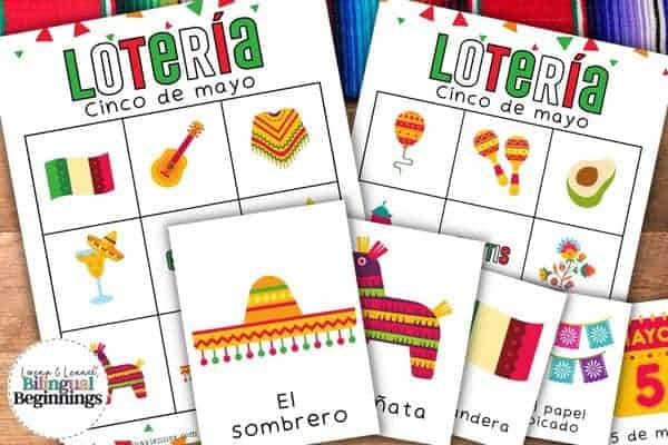 30 Cinco de Mayo Bingo Cards Free Printable in Spanish