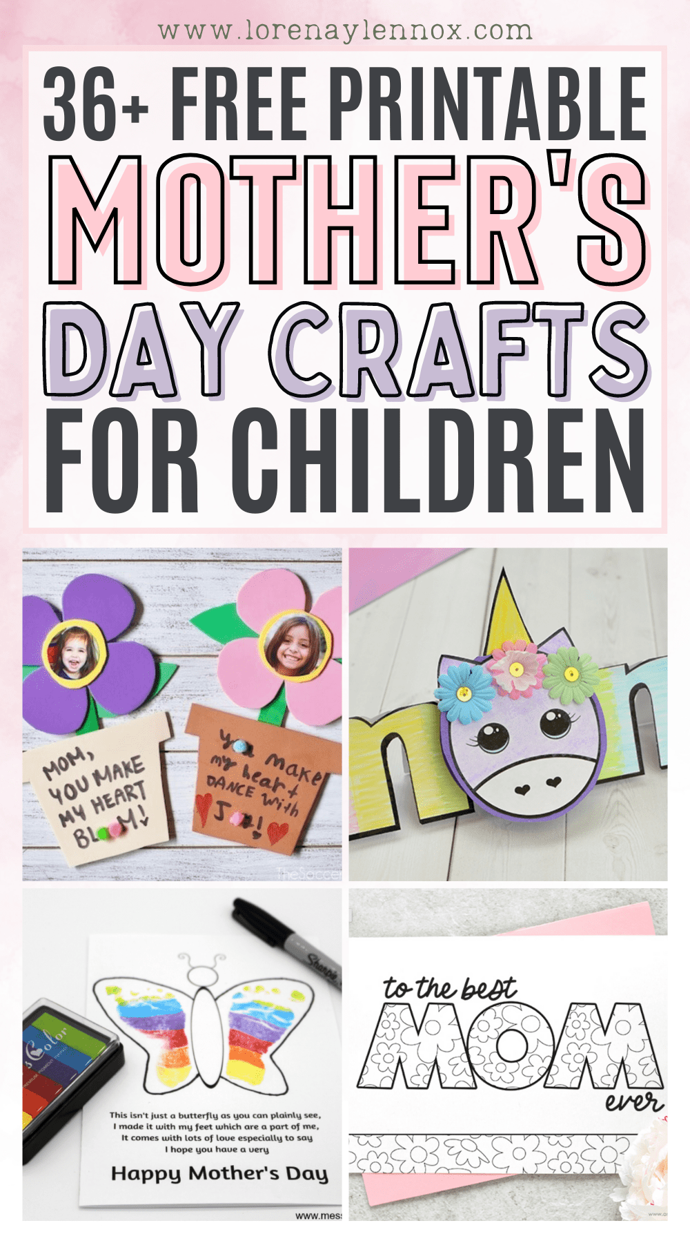 36+ Free Printable Mother's Day Crafts for Children