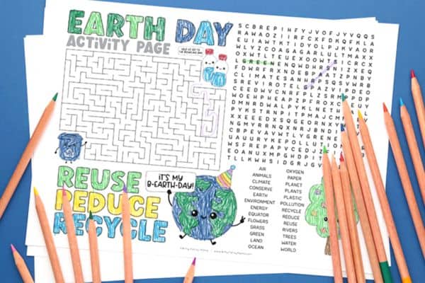 Earth Day Activity Page