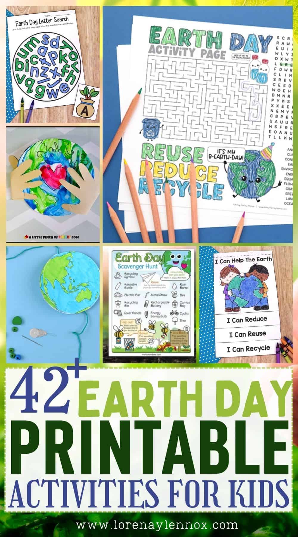 42+ Earth Day Printable Activities for Kids