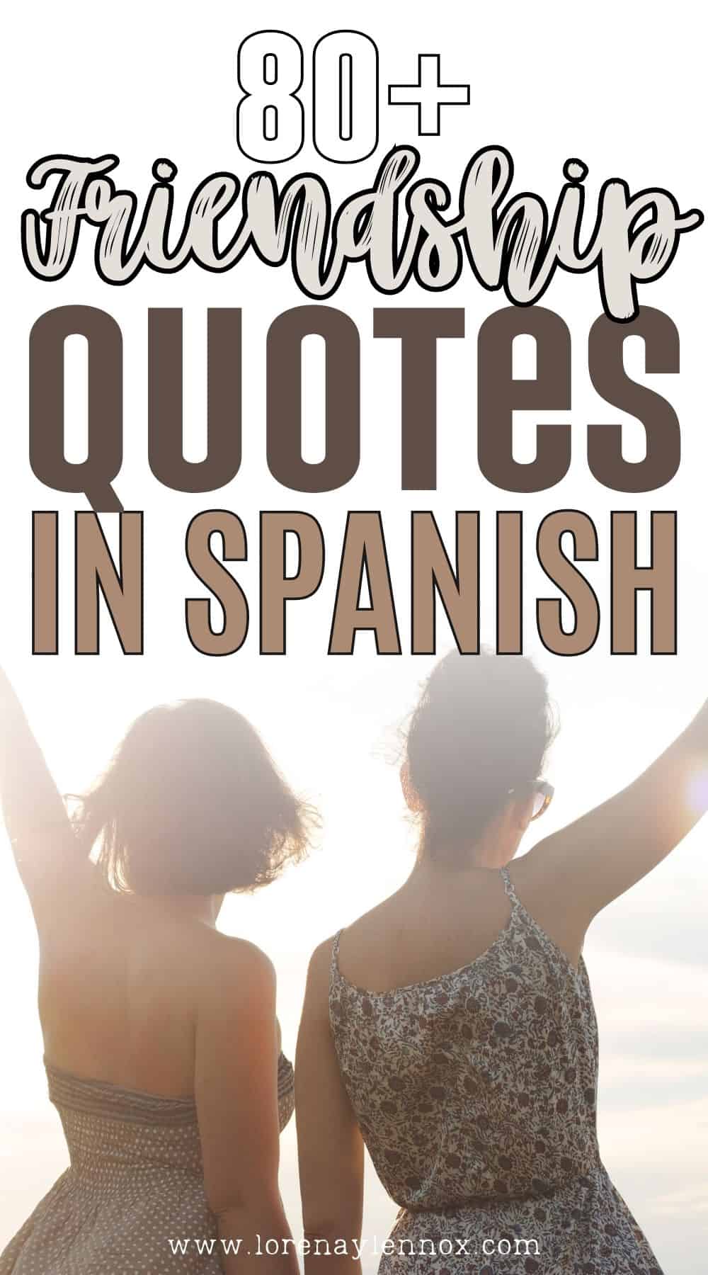 "Unlock the magic of friendship with these enchanting Spanish quotes! Immerse yourself in a world of heartfelt words that encapsulate the beauty of companionship, loyalty, and shared adventures. Let these quotes be a gentle reminder of the cherished bonds that bring light and warmth to our lives. Whether you're seeking inspiration or simply want to express your love for your amigos, these quotes will capture the essence of your special connection. Share these captivating quotes and celebrate the power of friendship in all its extraordinary forms. #friendship #quotes #Spanish #amigos"