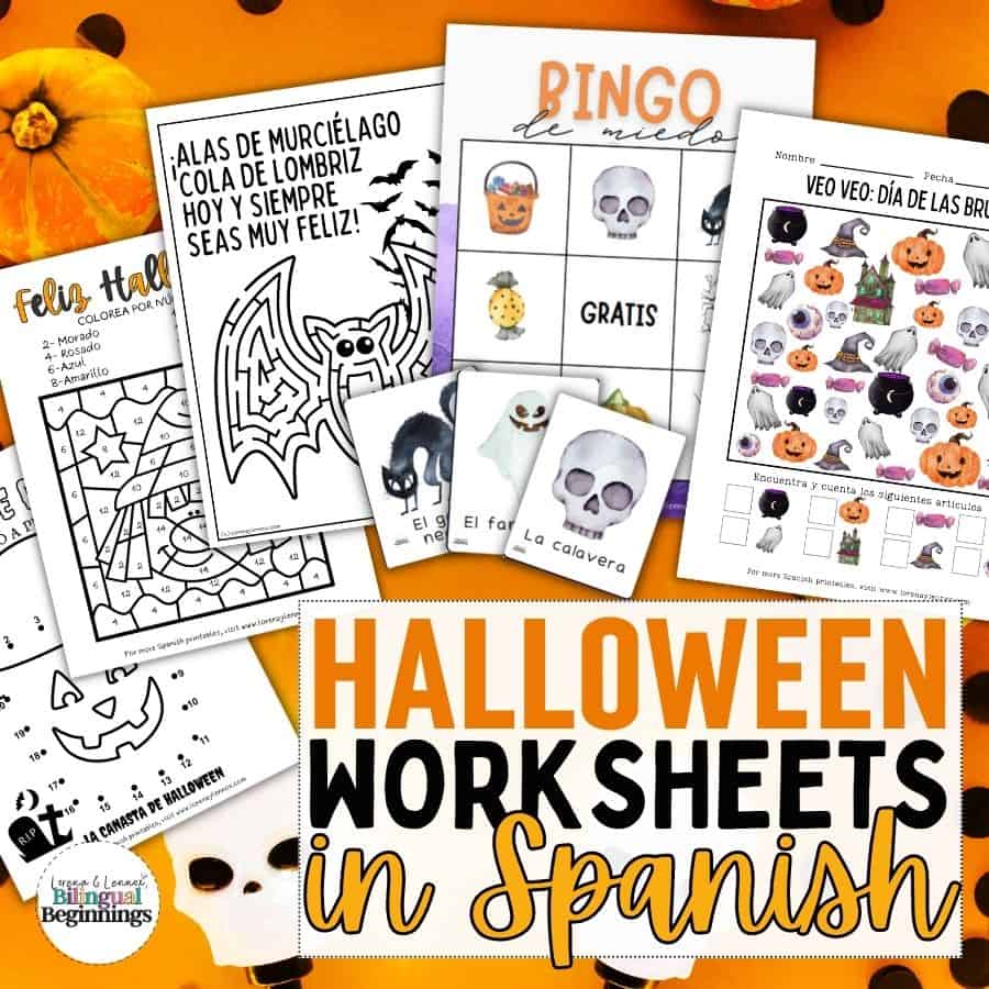 "Unleash the Halloween fun in your Spanish lessons with our collection of 13+ engaging Spanish Halloween worksheets! From coloring pages to word tracing, these printables are perfect for both classrooms and bilingual homes. Elevate learning with a spooky twist! 🎃📚👻 #SpanishHalloweenWorksheets #BilingualEducation #HalloweenLearning"