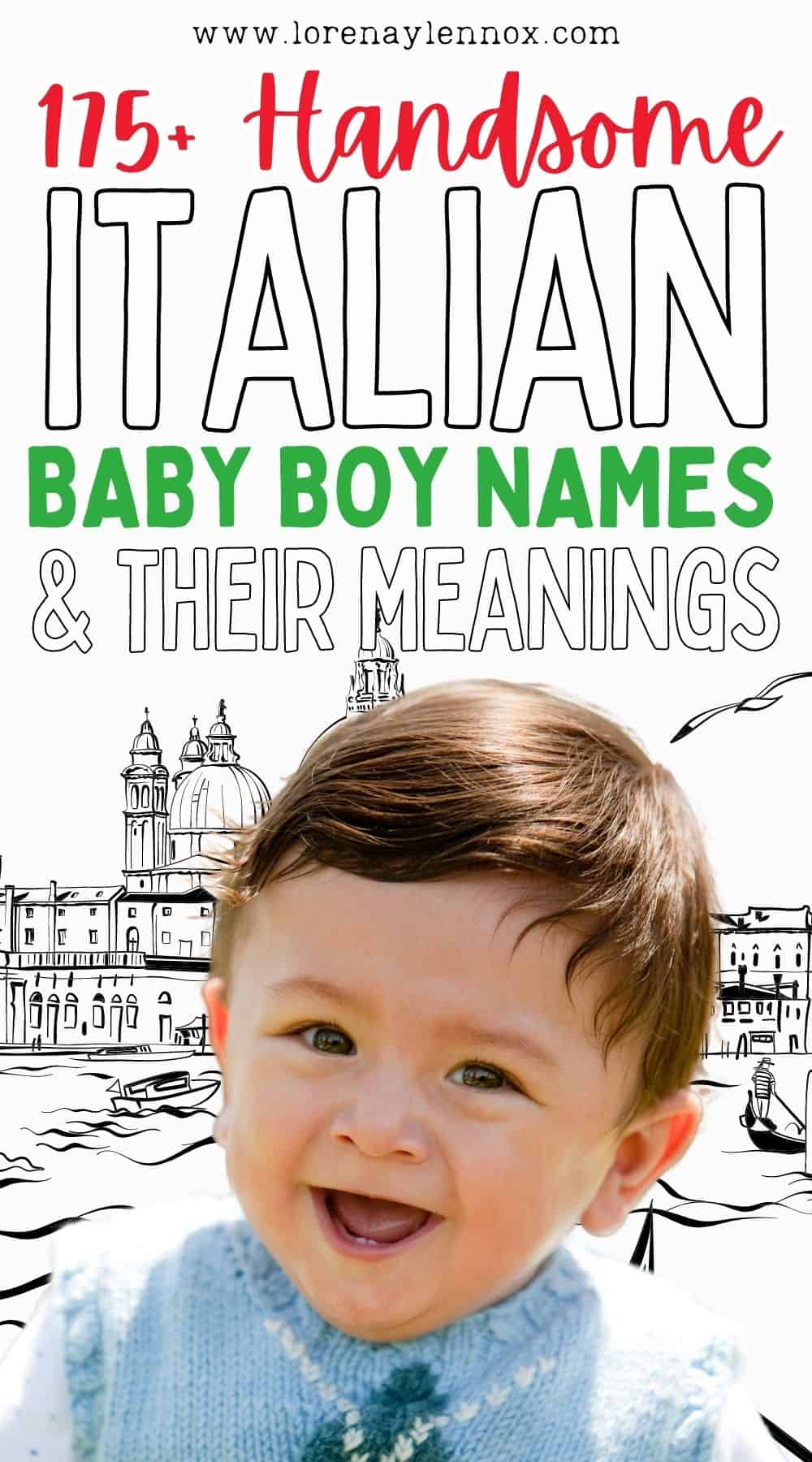 Immerse yourself in the allure of Italian culture with our handpicked collection of 175 baby boy names from Italy, each carrying its own unique charm and significance. Find the perfect Italian name for your little bundle of joy and embrace the richness of Italian heritage. #ItalianBabyBoyNames #BabyBoyNames #ItalianNames