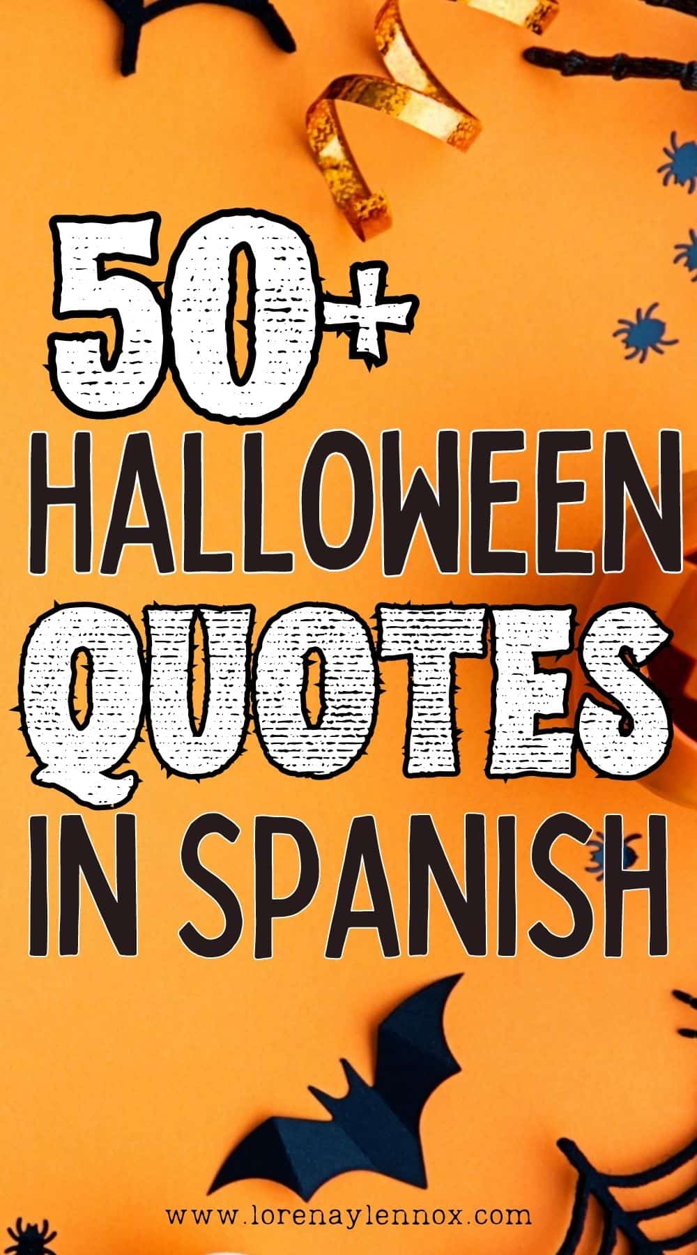 "Unlock the Essence of Halloween: Explore 50+ Spanish Halloween Quotes. Immerse yourself in the enchanting world of the holiday with a collection that captures its eerie charm, spooky mystique, and festive spirit in the Spanish language. Whether you're looking for decor inspiration, bilingual touches, or a linguistic adventure, these quotes promise to add a bewitching twist to your Halloween celebration."