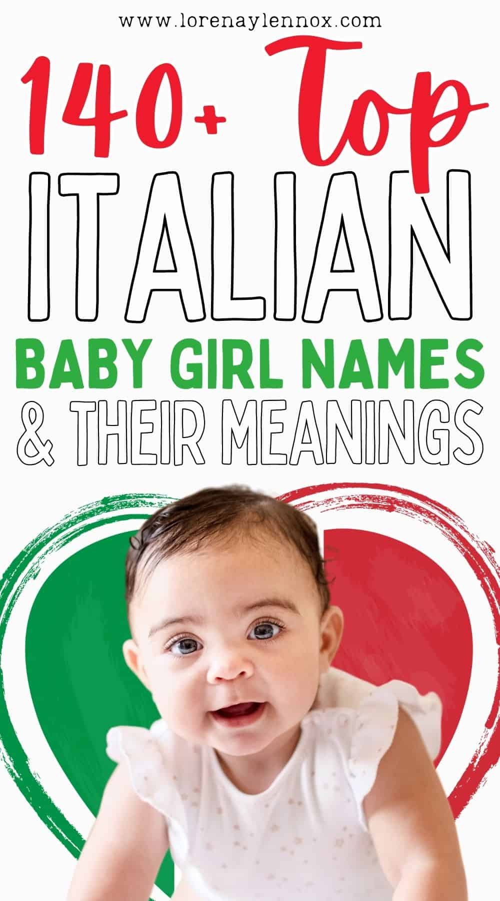 Embark on a journey through the allure of Italian baby girl names with this diverse list of 140+ charming options. From timeless classics to modern delights, explore the cultural richness of Italy and find the perfect name for your little bambina. #ItalianBabyNames #BabyGirlNames #ItalianNames #BambinaNames #BabyNamesInspiration