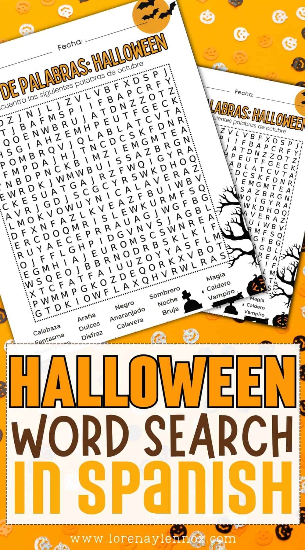 "Get into the spooky spirit with our Free Printable Halloween Word Search in Spanish for Kids! 🎃🕷️ A perfect blend of learning and fun, this activity is a great way to introduce Halloween-themed vocabulary to young learners. Download and enjoy a bewitching adventure of word searching with a bilingual twist! #HalloweenActivities #SpanishLearning #WordSearch #KidsFun #BilingualEducation #SpookySeason #HalloweenVocabulary #PrintableActivities #BilingualKids #EducationalFun"