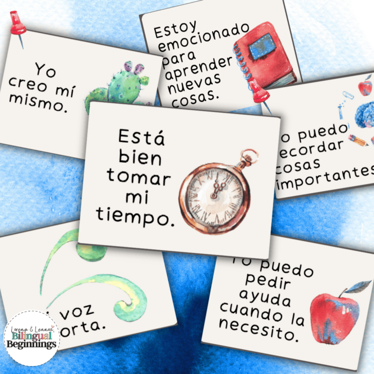 Back to School Affirmations in Spanish