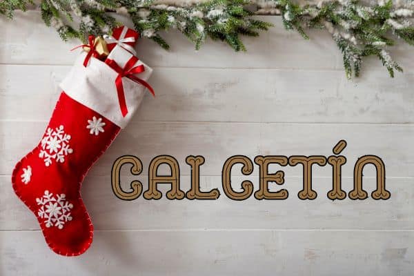 Christmas Spanish Words: calcetín