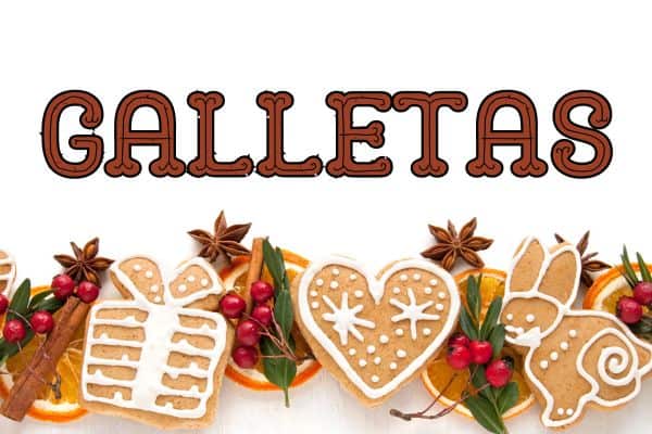 Christmas Spanish Words: galletas