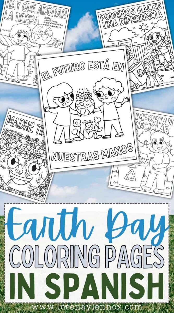 Celebrate Earth Day With These Coloring Pages in Spanish - Bilingual ...
